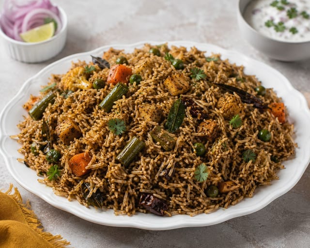 Ulavacharu Veg Dum Biryani.