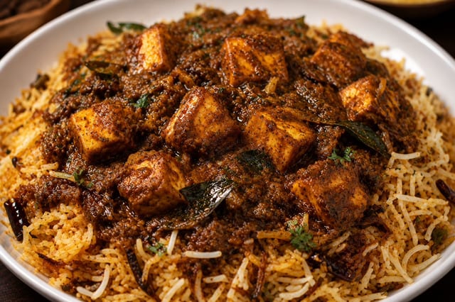 Ulavacharu Paneer Biryani.