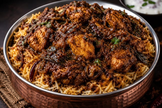 Ulavacharu Chicken Biryani.