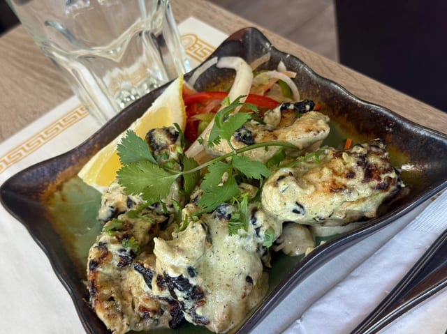 Malai Chicken Tikka.