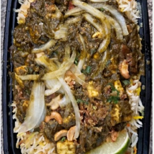 Gongura Paneer Biryani.
