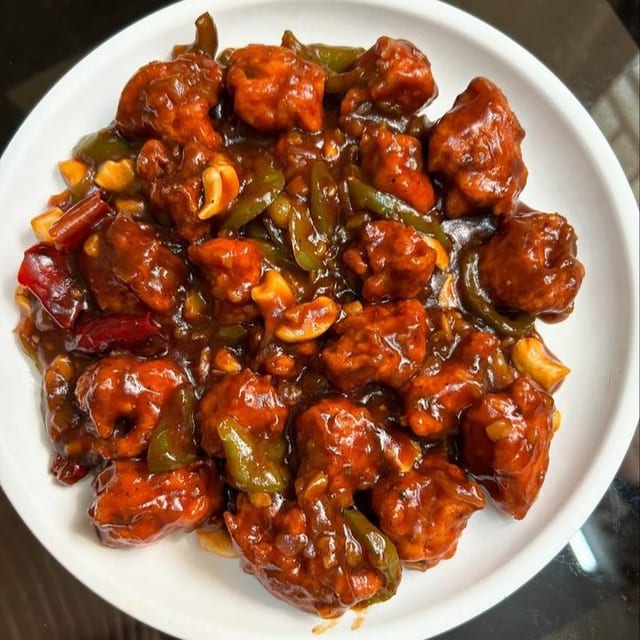 Chicken Manchurian.
