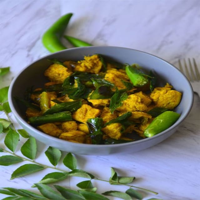 Karivepaku Chicken.