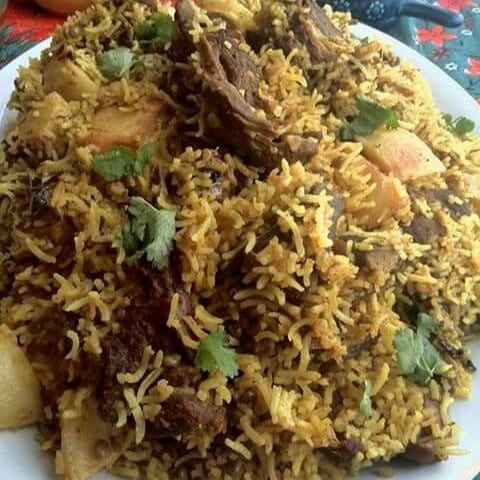 Special Mutton Pulav.