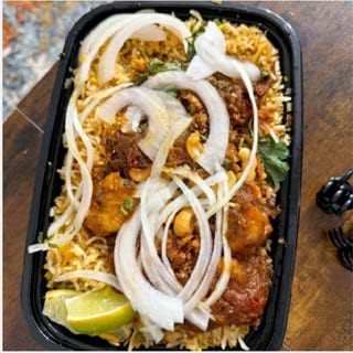 Shrimp Ghee Roast Pulav