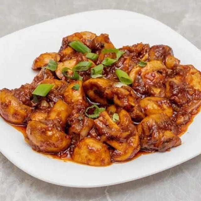 Mushroom Munchurian.